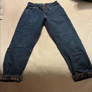 L.L. Bean Blue Straight Jeans with Classic Fit